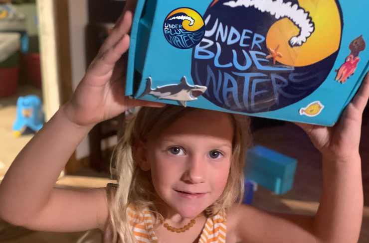 Children learning about marine biology